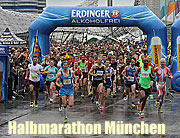 Halbmarathon München im Olympiapark. (Foto:Martin Schmitz)